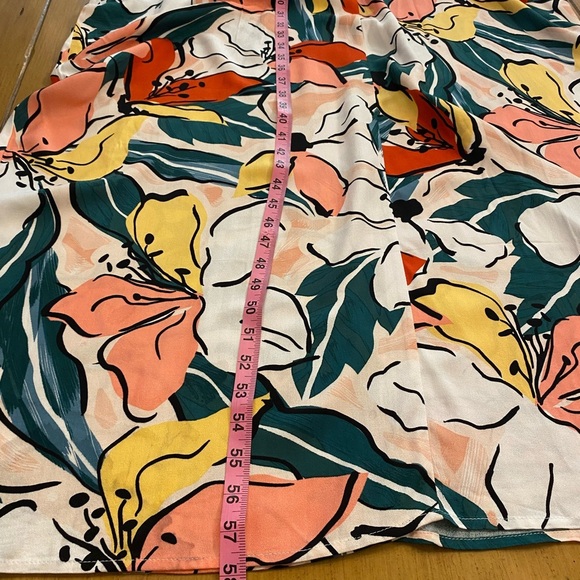 Lovestitch Women’s Sleeveless Colorful Oversized Abstract Adjustable Straps Maxi - Picture 11 of 14